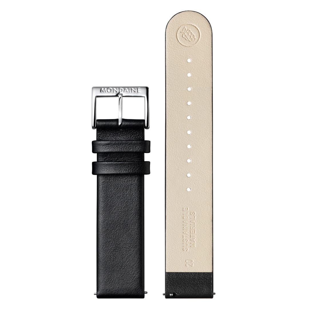 Evo2 Automatic, Polished Steel, 40 mm, Black Vegan Leather - Image 7