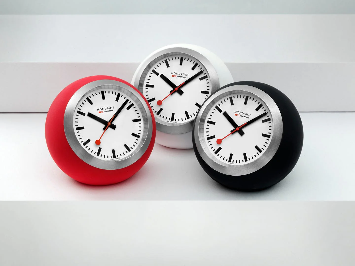 Globe Clock, 60 mm, Black - Image 8